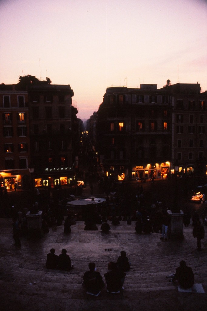 Via Condotti from Piazza Spagna, Rome