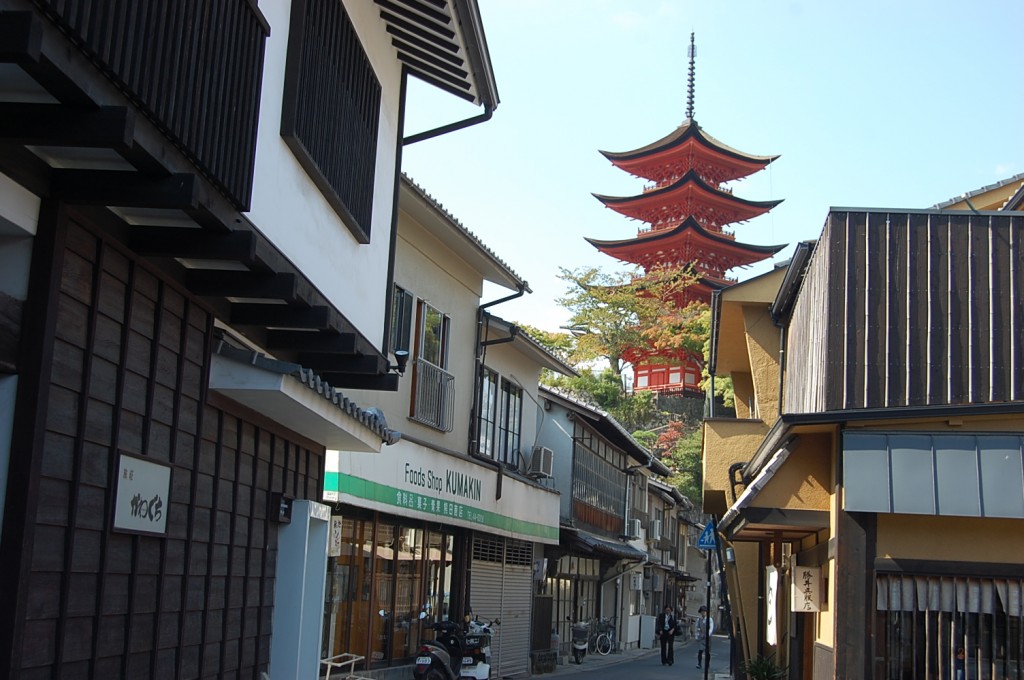 back street of Miyajima