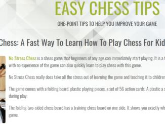 My new Easy Chess Tips blog.