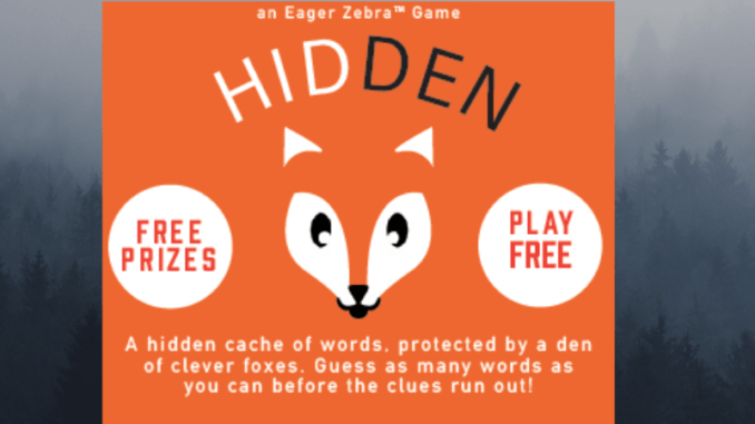 free Hidden word game